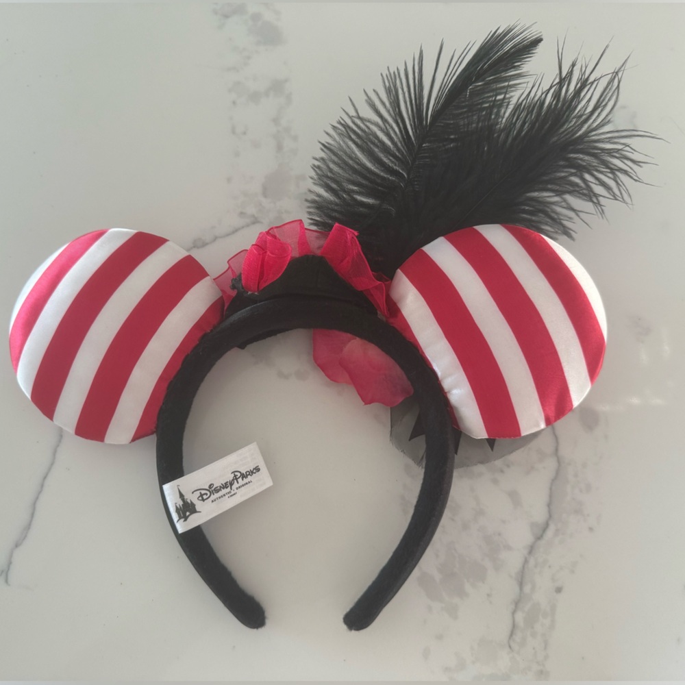 Disney Adult  Pirate Minnie-Style Mickey  Ears Costume Accessory - Picture 2 of 4